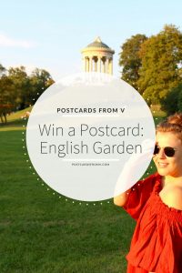 English Garden, Win a postcard, Pinterest, Postcard from V