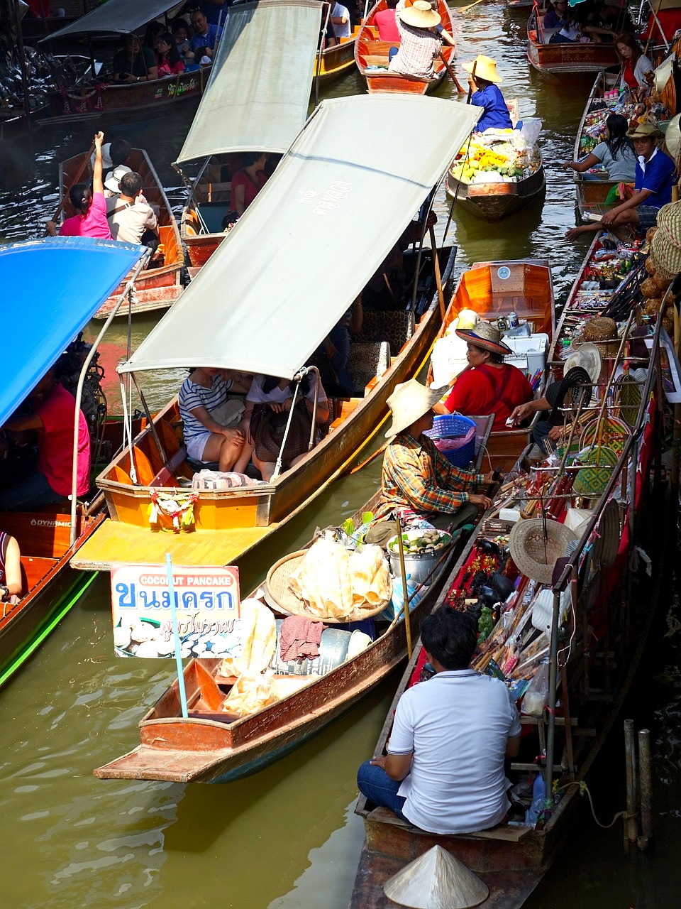 Floating Markets, Bangkok, Thailand