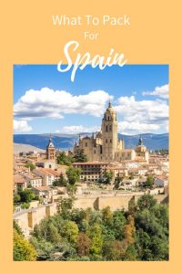 what to pack for Spain, pinterest, pin it